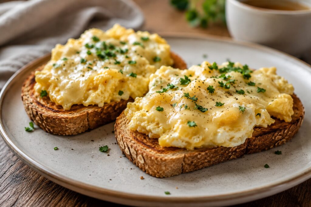High Protein Egg Toast (Low Calorie & Easy Breakfast) high protein egg toast