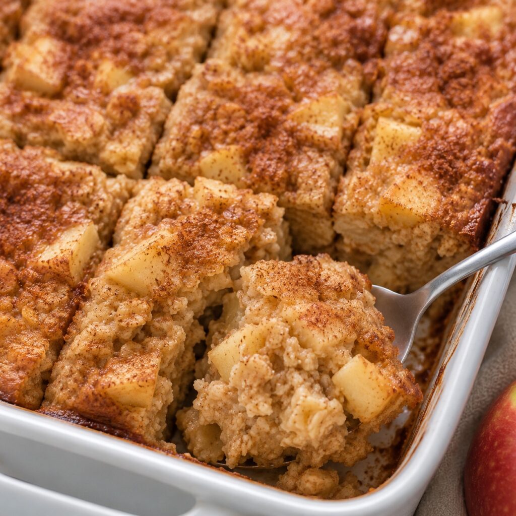 low calorie apple oat dessert
