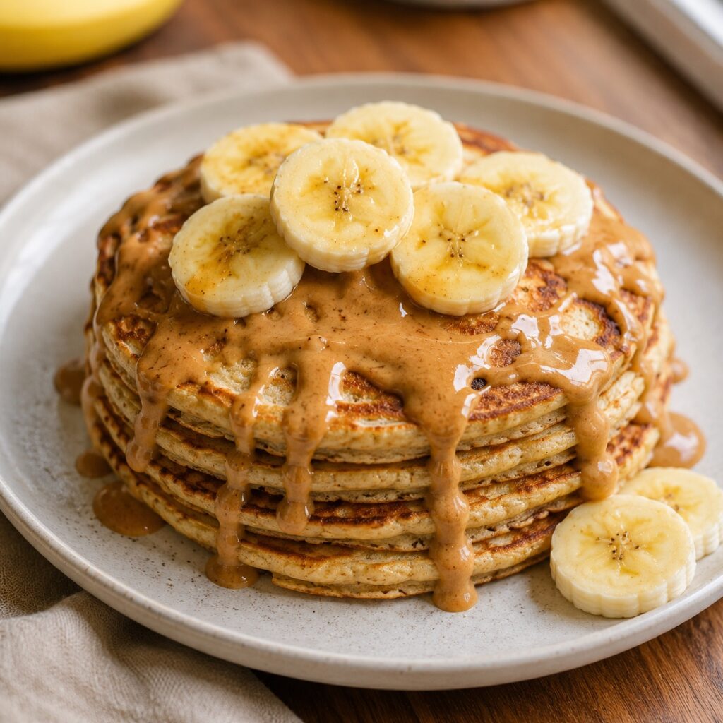 protein banana pancakes breakfast