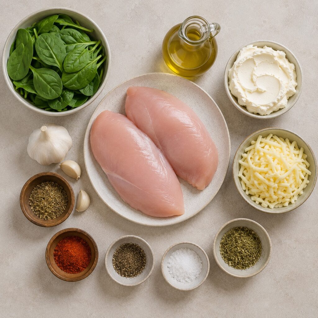 stuffed chicken ingredients
