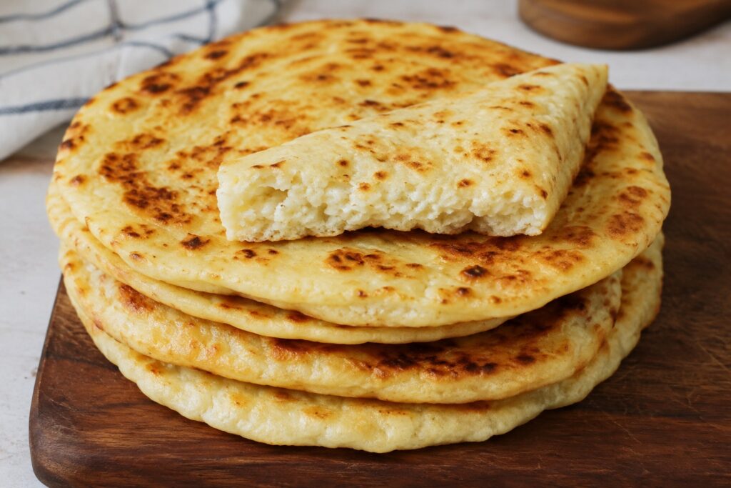2 ingredient cottage cheese flatbread