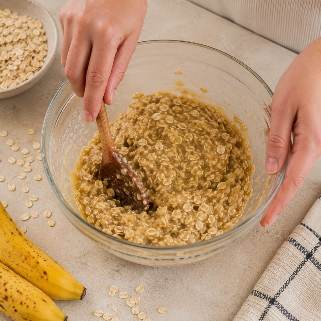 2 Ingredient Banana Oat Cookies banana oat cookies ingredients