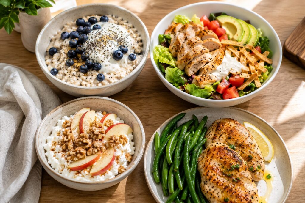 healthy high protein meal plan under 1500 calories