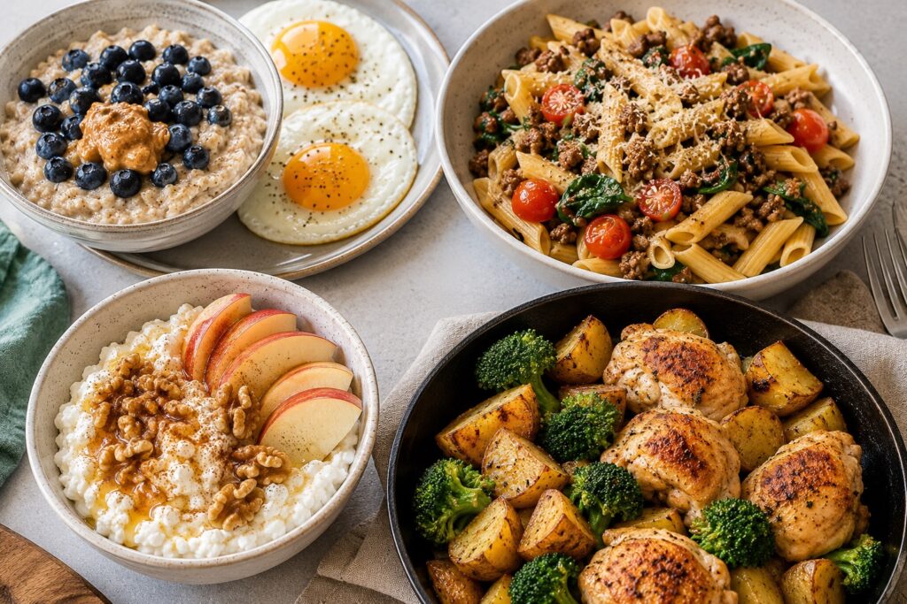 simple high protein 2000 calorie meal plan