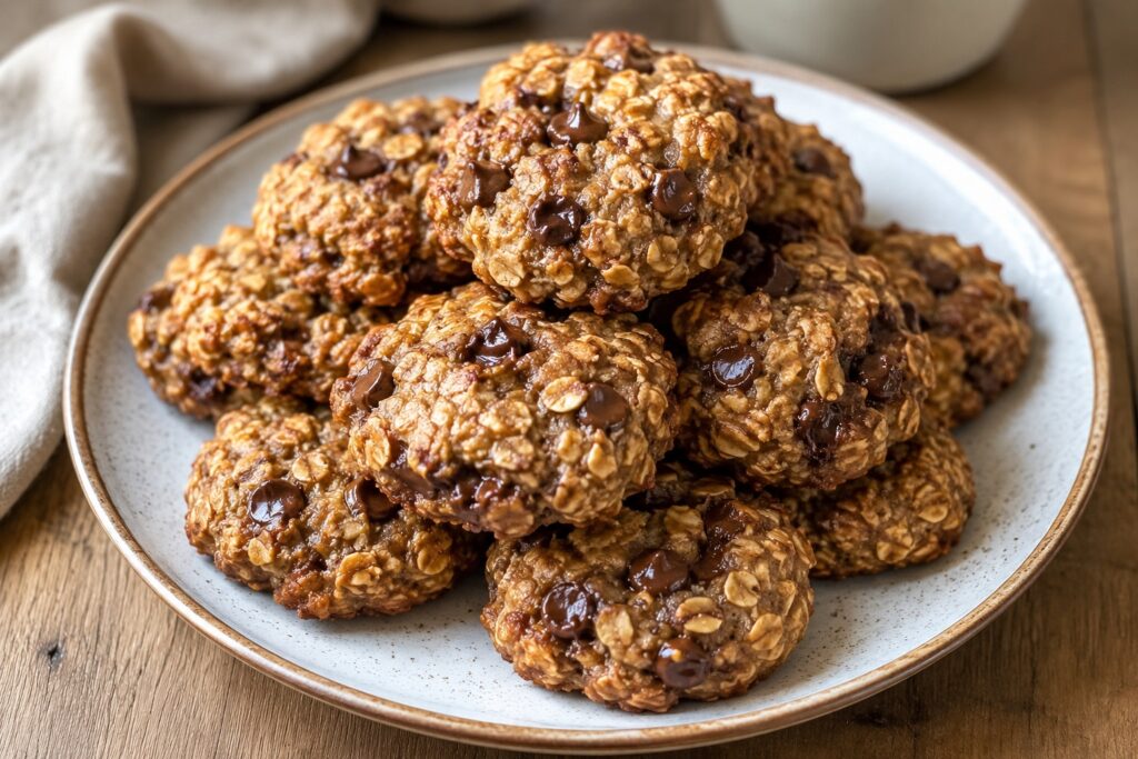 Easy 3 Ingredient Banana Oat Cookies 3 ingredient banana oat cookies