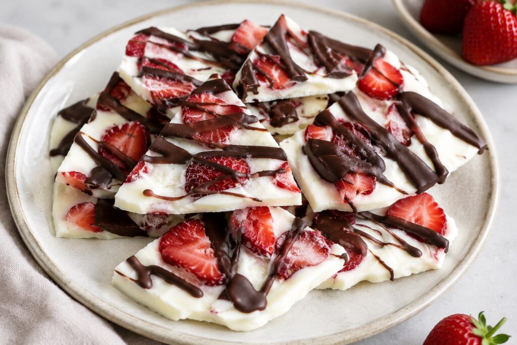 Easy 3 Ingredient Yogurt Bark 3 ingredient yogurt bark
