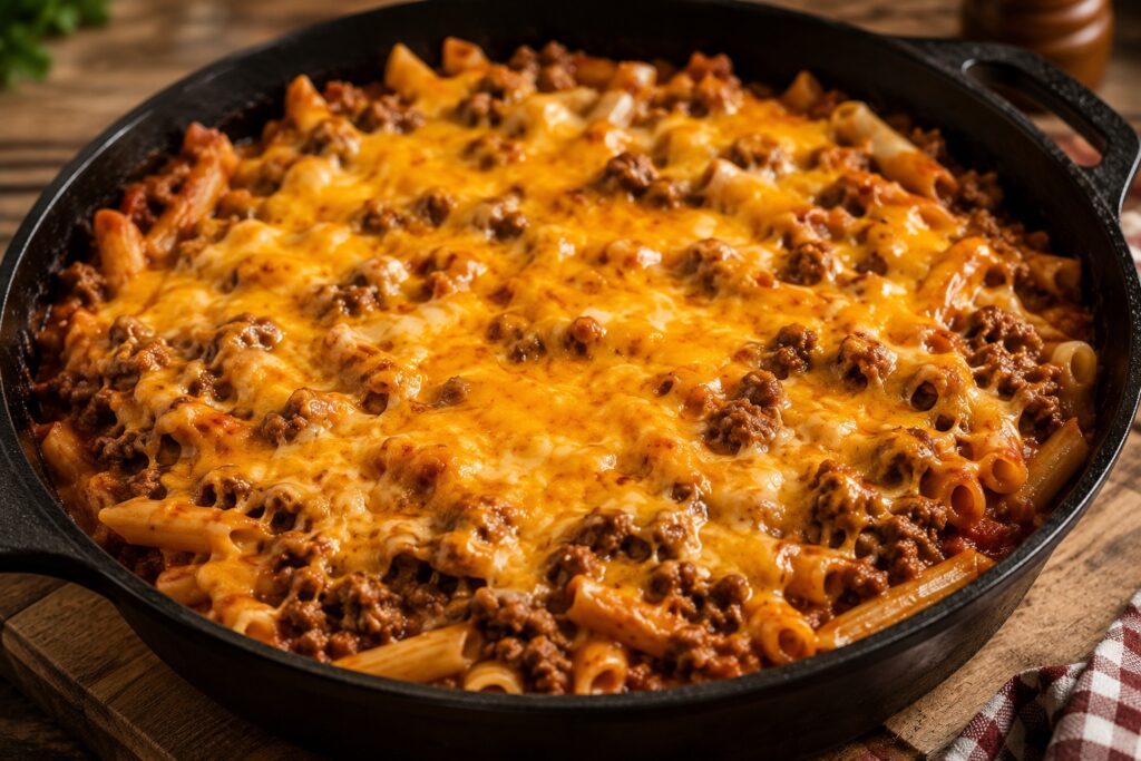 This cheesy beef pasta skillet easy budget dinner under $10 budget cheesy beef pasta skillet