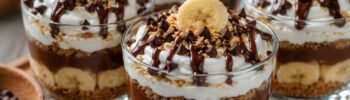 budget chocolate banana dessert cups