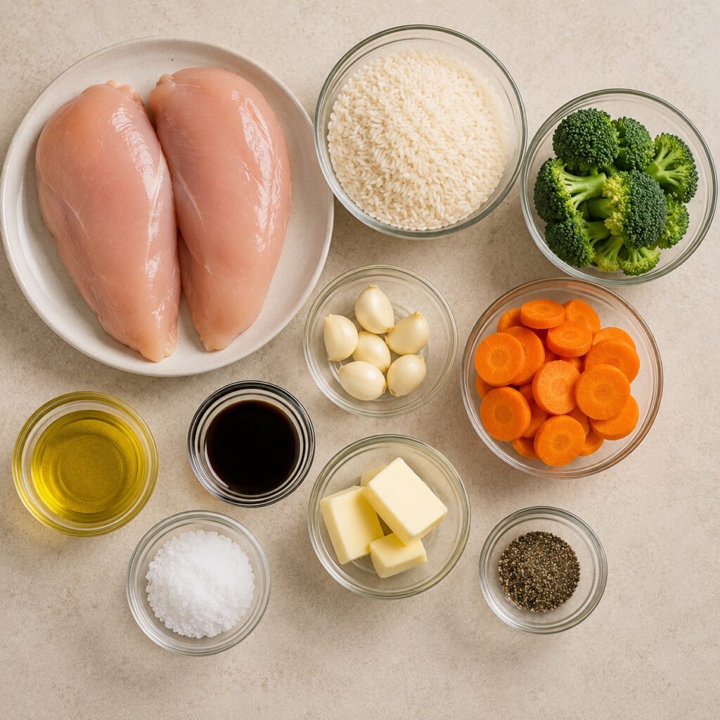 Garlic Butter Chicken Rice Bowl garlic butter chicken rice bowl ingredients
