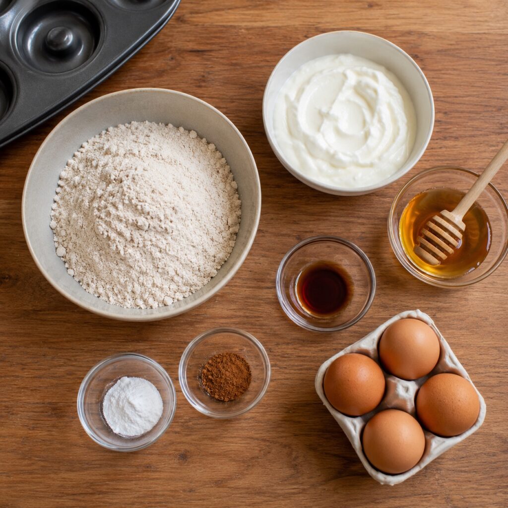 healthy baked donuts ingredients