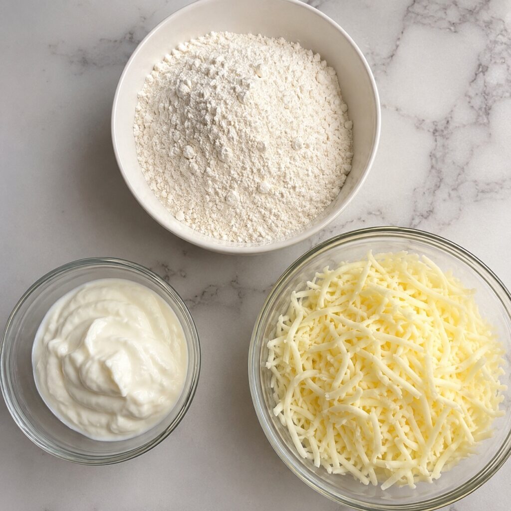 Easy 3 Ingredient Cheese Bread ingredients 3 ingredient cheese bread