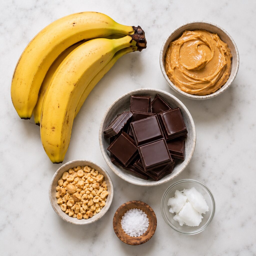 Frozen Peanut Butter Banana Bites Under $5 ingredients peanut butter banana bites