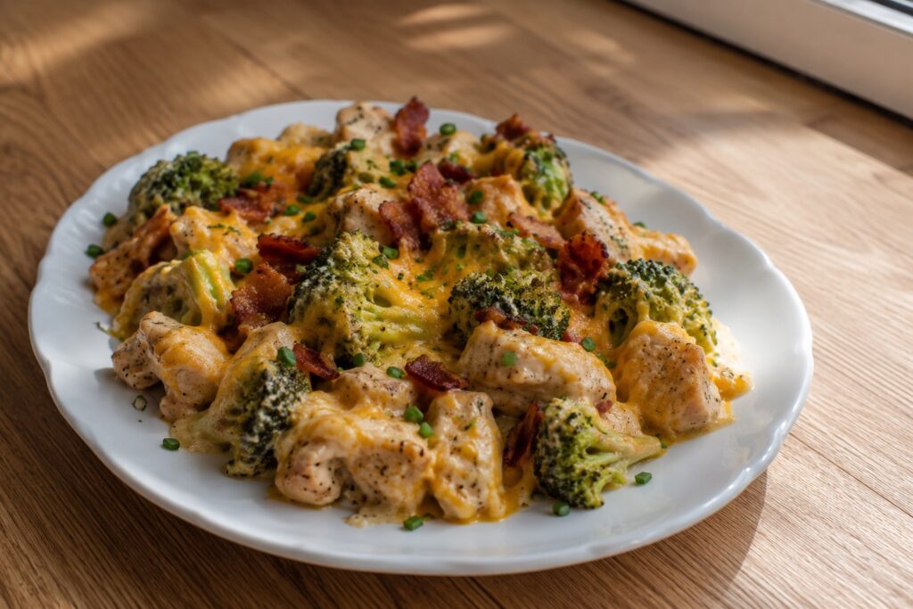 Easy Keto Bacon Ranch Chicken Skillet keto bacon ranch chicken skillet