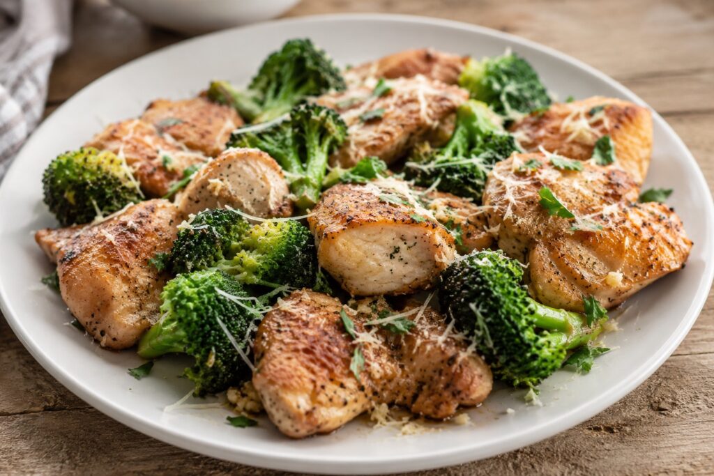 Easy Keto Garlic Butter Chicken with Broccoli keto garlic butter chicken broccoli
